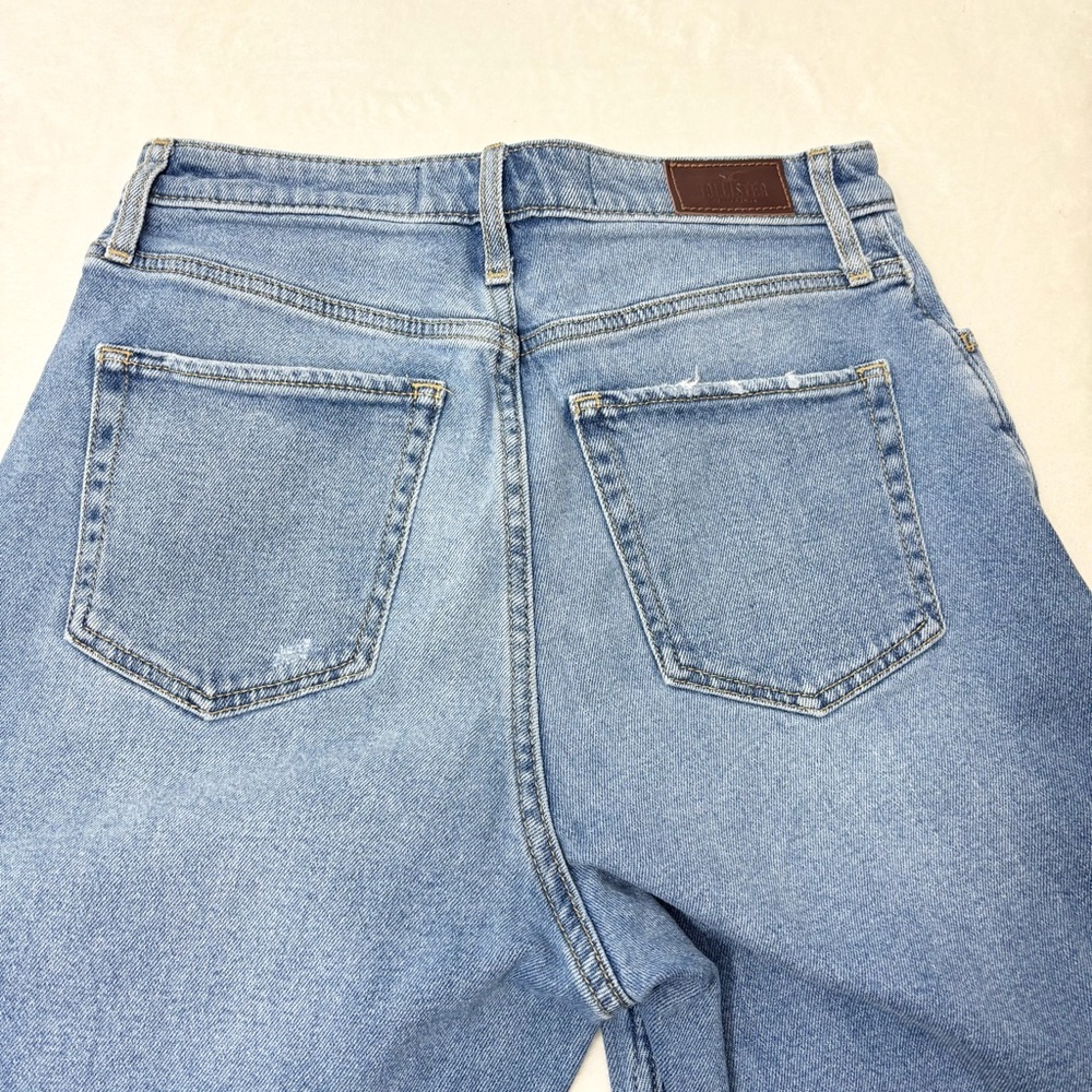 Hollister California Distressed‎ Ultra High Rise Dad Jeans Vintage Stretch 29/31 - Picture 5 of 11